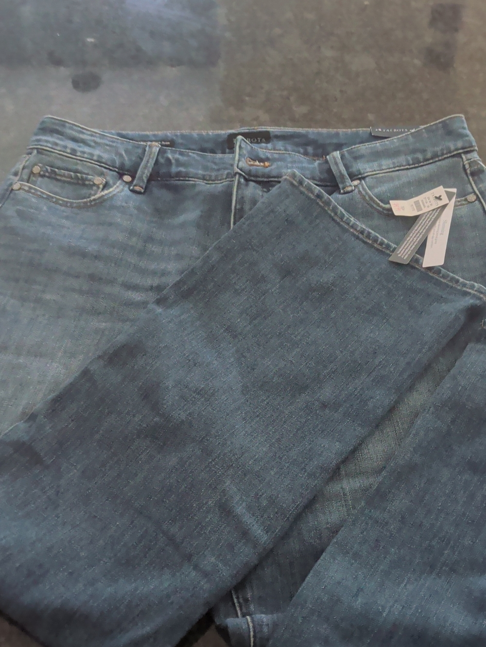 Talbots Slimming Skinny Jeans Blue Waist 16P NWT